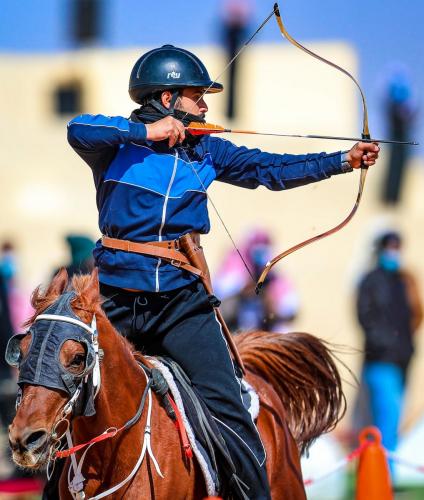 بطولة الرماية من على ظهر الخيل - الحوطة