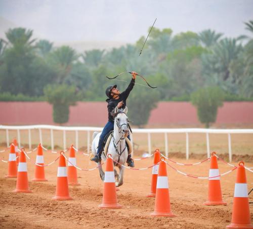 البطولة الرابعة للرماية من على ظهر الخيل